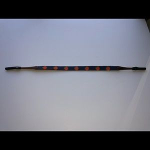Navy & Orange Needlepoint Sunglass Strap